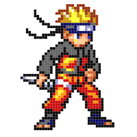 Color by Number - Naruto Sandbox Ninja Pixel icon