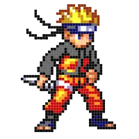 Color by Number - Naruto Sandbox Ninja Pixel icon