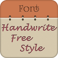 Handwrite Font Style Freeicon