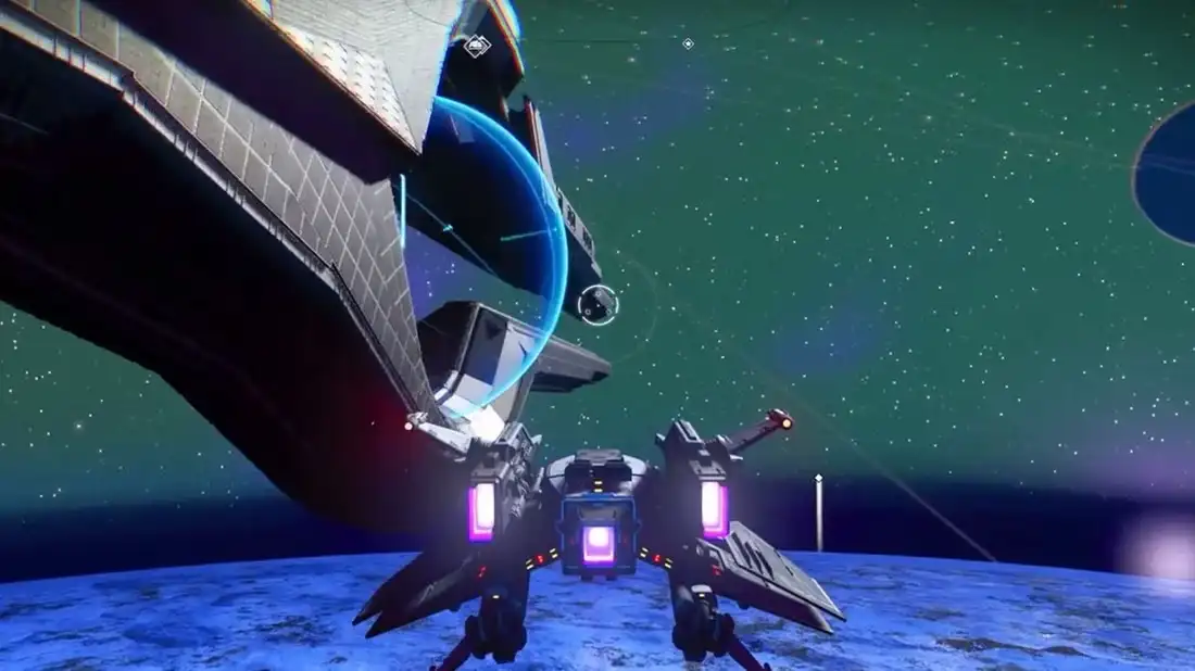 No Man's Sky Player Creates Stunning Mass Effect Relay Base in Orbit