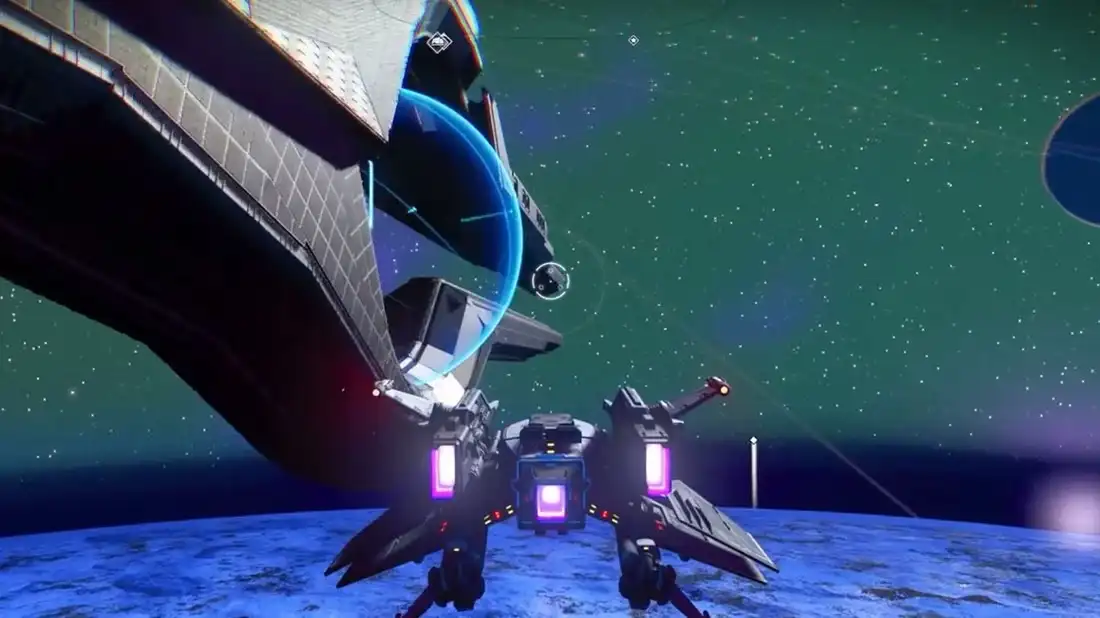 No Man's Sky Player Creates Stunning Mass Effect Relay Base in Orbit News