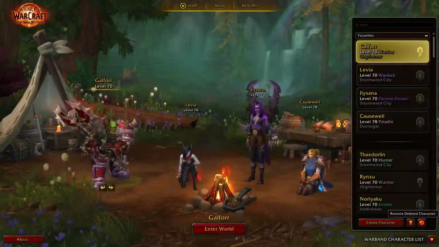 World of Warcraft Quietly Reintroduces Useful Character Service