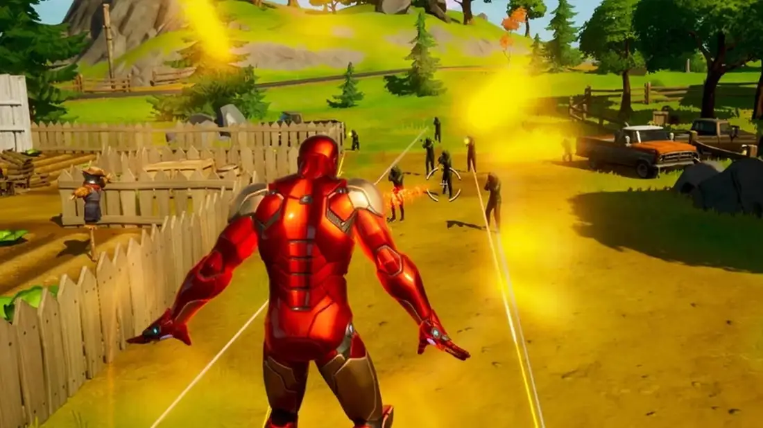 Fortnite's Iron Man Unibeam Mythic: Eliminate 50 Enemies in One Go!