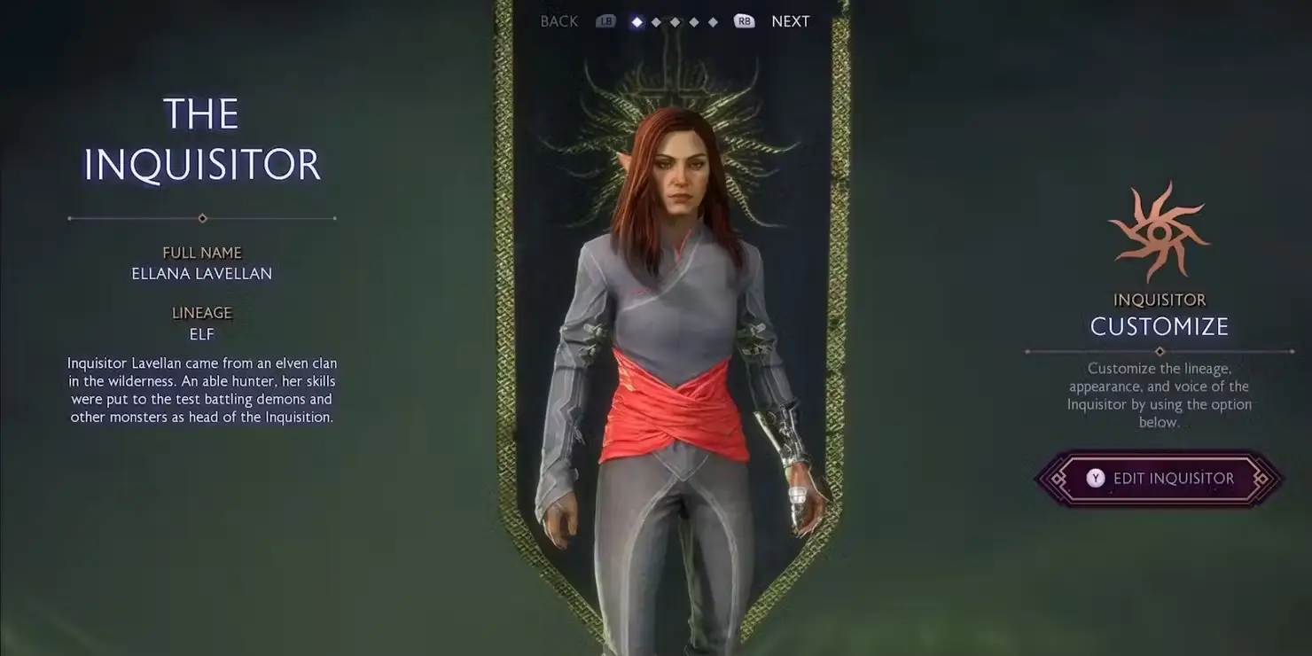 Dragon Age: The Veilguard - Sneak Peek at Inquisitor's Character Creator