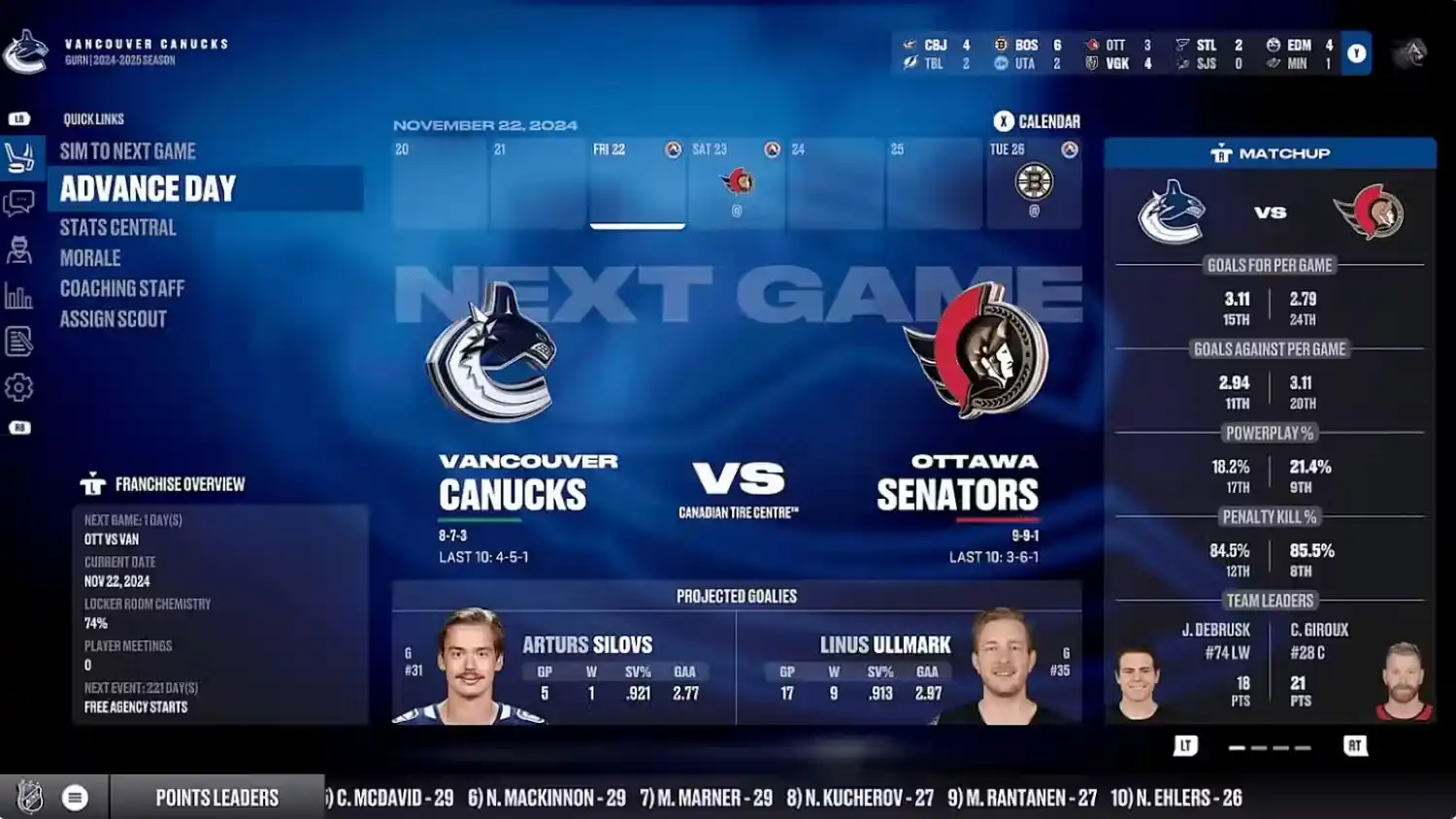 NHL 25 Unveils Exciting New Features for Franchise Mode