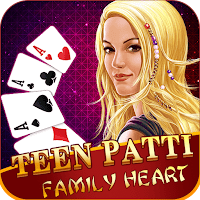 Teen Patti family Heart icon