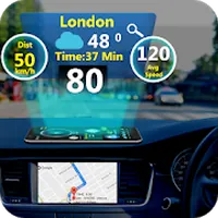 GPS HUD View Speedometer & Street Live Navigation APK