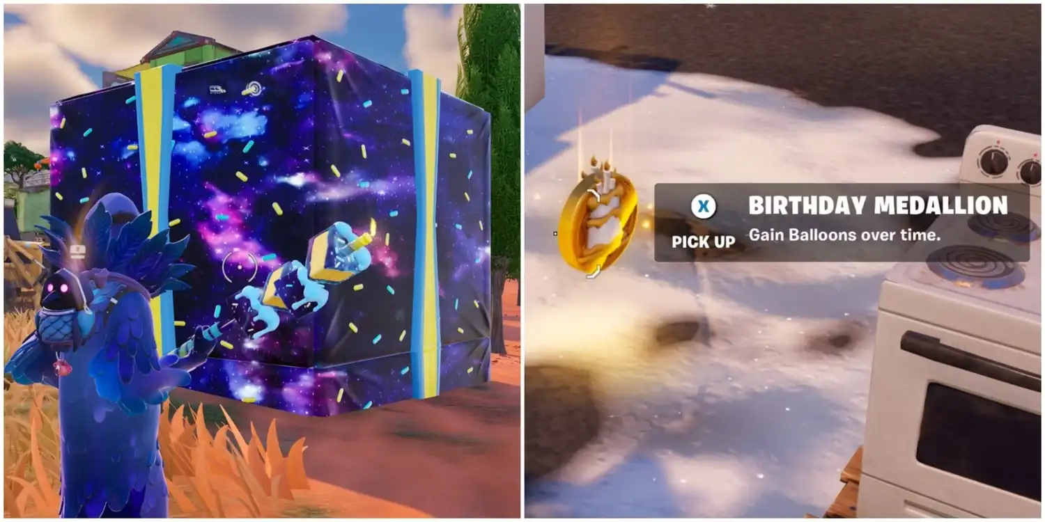 Fortnite: How to Locate Birthday Medallions