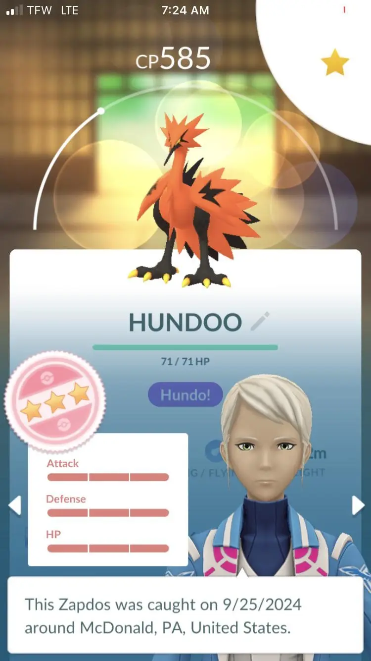 Pokémon GO Player Captures Rare Zapdos Without a Master Ball