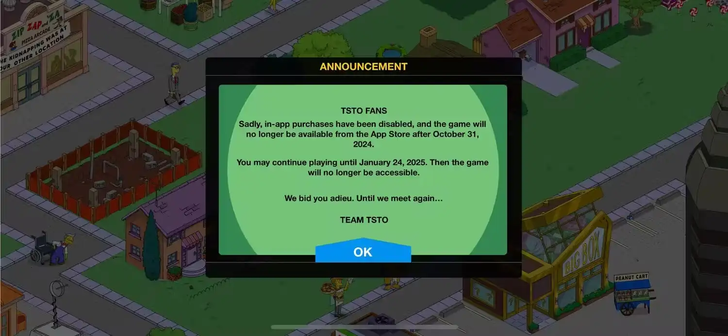 The Simpsons: Tapped Out to End After 12 Years