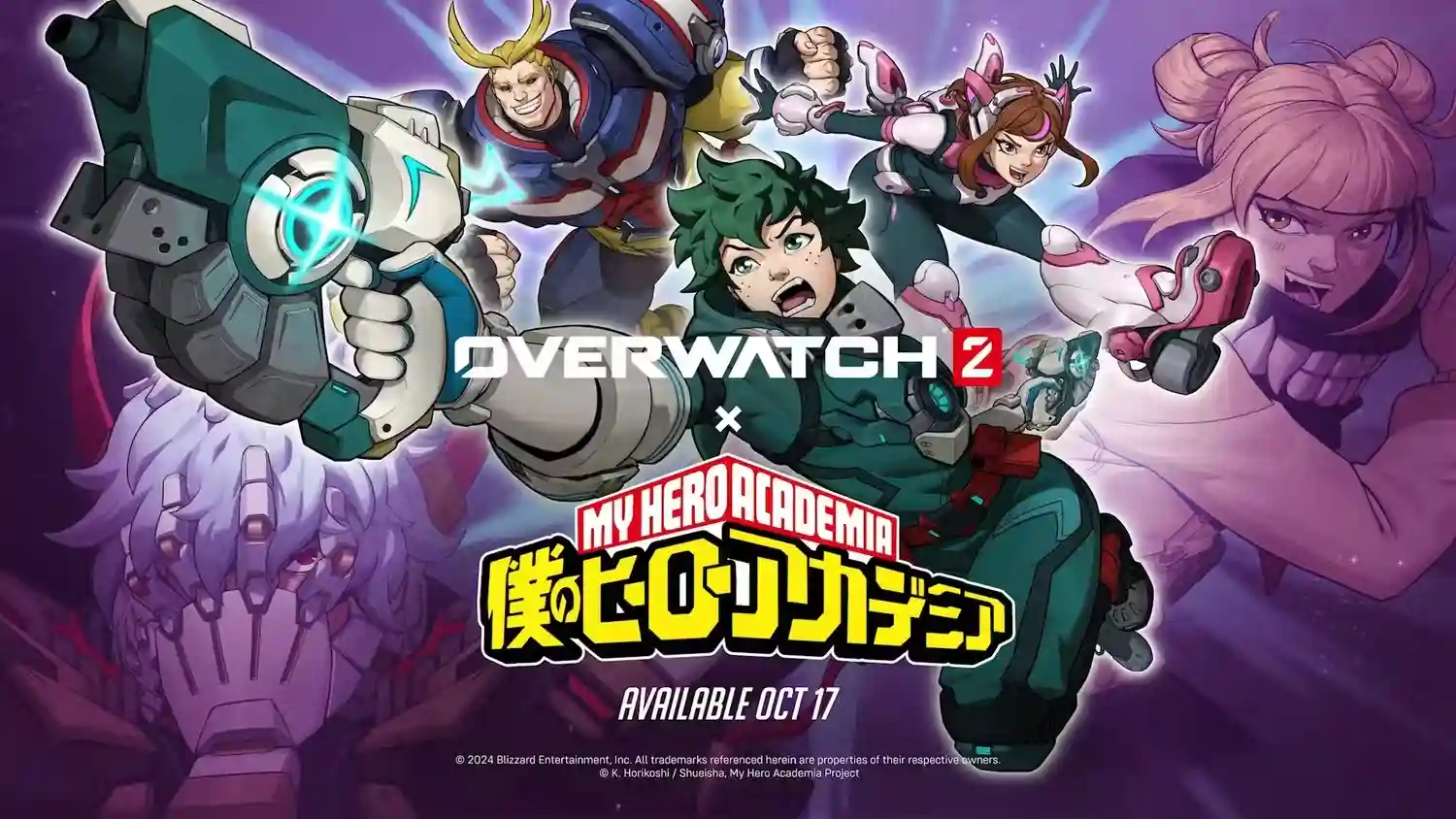 Overwatch 2 Introduces Five New Skins Inspired by My Hero Academia