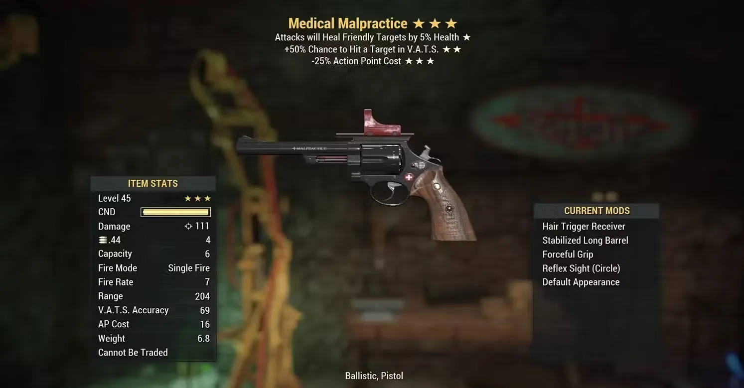 Fallout 76 Leaks Reveal Overpowered 4-Star Legendary Effects