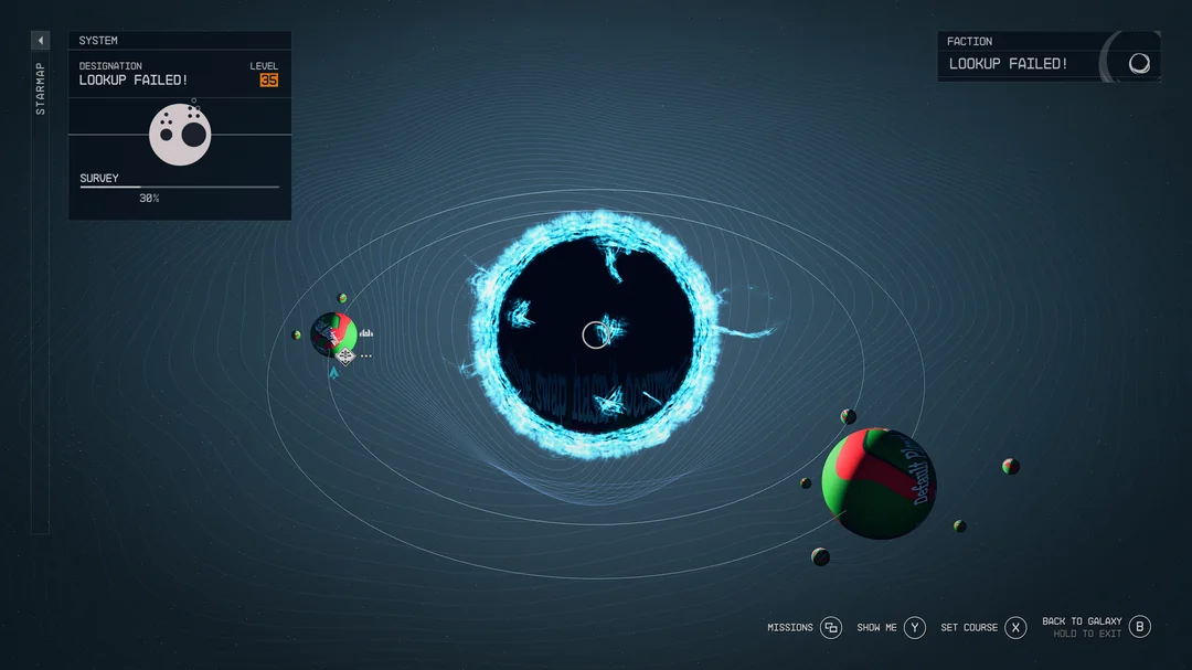 Starfield Players Encounter 'Lookup Failed' Error After Shattered Space DLC Launch