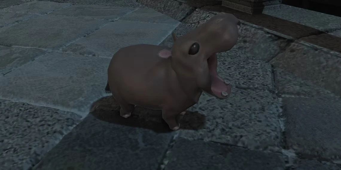 Final Fantasy 14's Hippo Calf Minion Gains Unexpected Popularity News