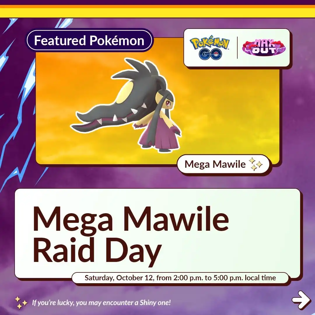 Pokémon GO Welcomes Mega Mawile in Exciting October Update