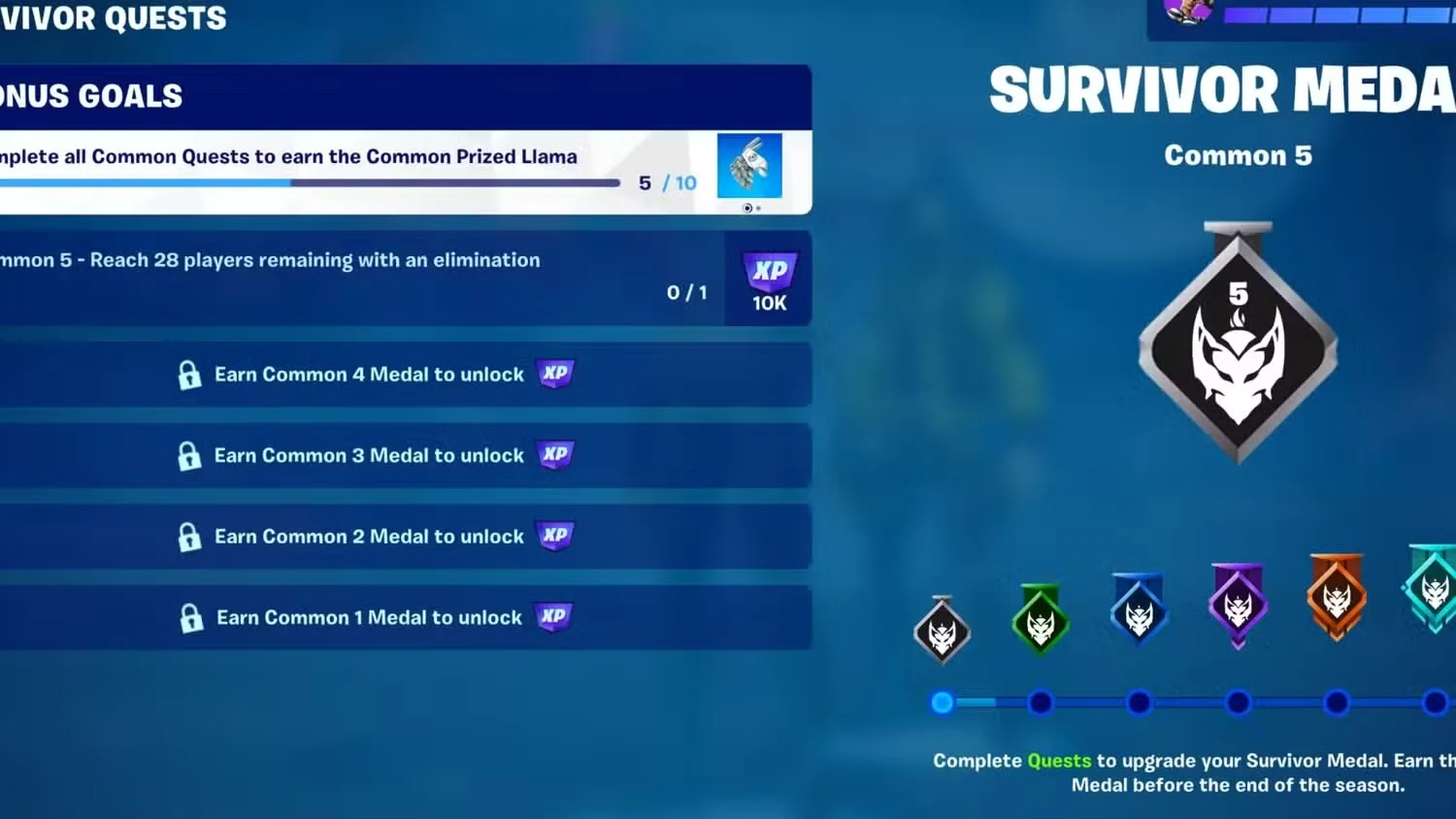 Fortnite Confirms Removal of Specific Seasonal Quests