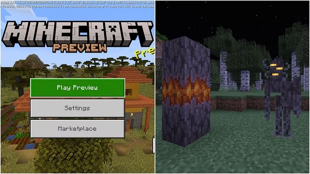 Exploring Minecraft's Creaking and Pale Garden in Bedrock Preview and Beta