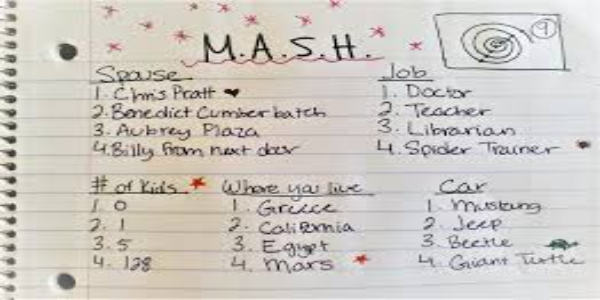 Mash Game Topics