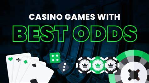 Which casino games have the best odds?