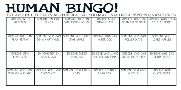 Bingo Game Topics