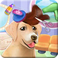 Fluffy Labradors at Hair Salon APK