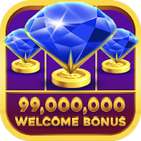 Slots - Blue Diamond Casino Jackpot Party icon