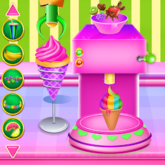 Ice Cream Maker Desserts Game Modicon