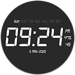 Digital Clock Live Wallpaper APK