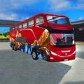 Coach Bus Driving Euro Bus 3D icon