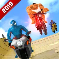 Super Hero Bike Mega Ramp 3 APK