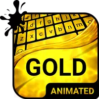 Gold Keyboard & Wallpaper icon