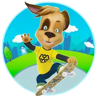 Pooches: Skateboard icon