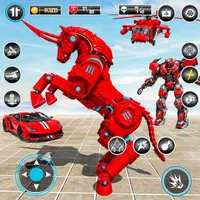 Horse Car Robot Game Robot War icon
