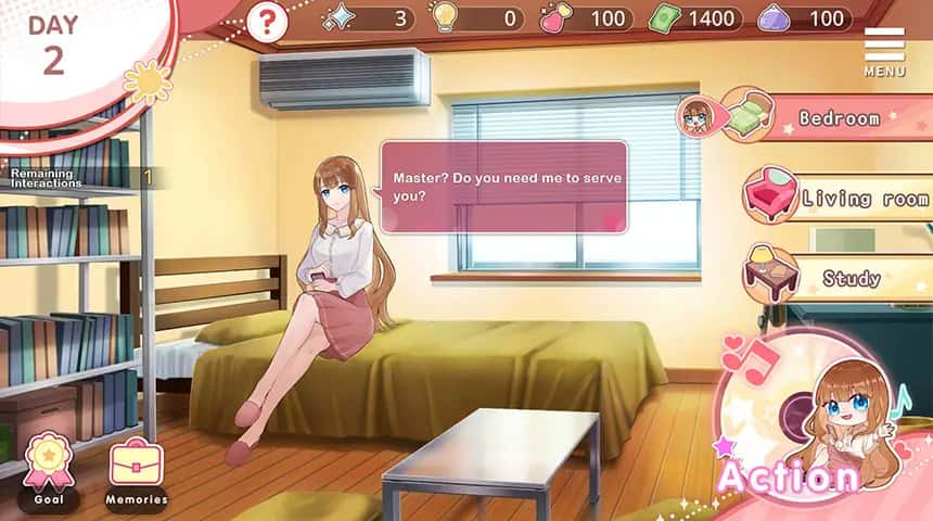 Rich Lady's Slave Role Play Game