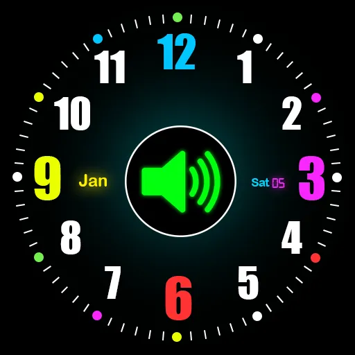 Speak Clock Smart Watch AOD icon