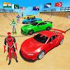 Superhero Car Ramp Stunt Games icon