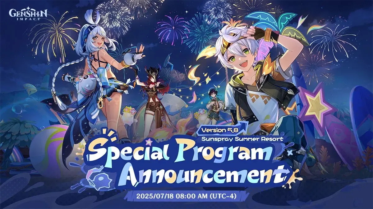 Genshin Impact Version 5.8 Special Program Preview Confirmed!