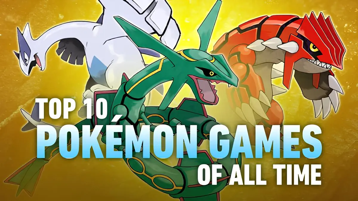 Top 10 Most Legendary Pokémon Games in History – Ranked & Reviewed!