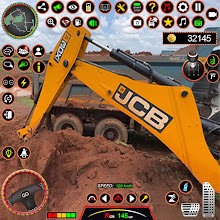 JCB 3Dx Backhoe Loader Driving icon