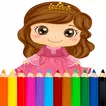 Coloring Princess icon