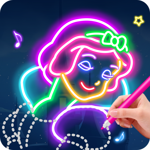 Learn To Draw Glow Princess icon