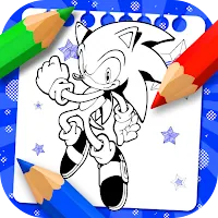 soni coloring cartoon book the icon