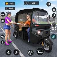 Modern Rickshaw Driving Games icon