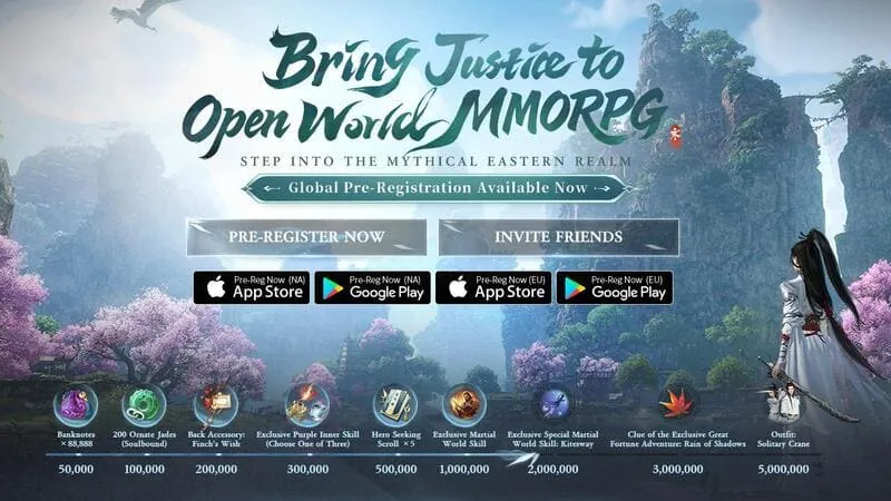 Sword of Justice Global Release Date — The Wuxia MMO RPG You Can’t Miss!