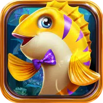 Fish king icon