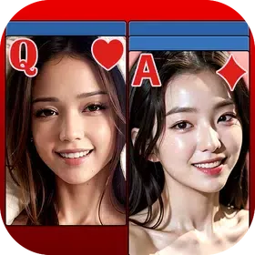 Girl Solitaire Model Klondike icon