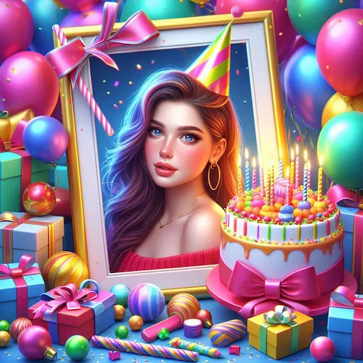 Birthday Photo Frames icon