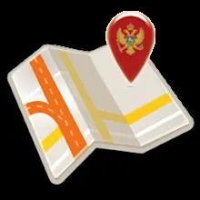 Map of Montenegro offline icon