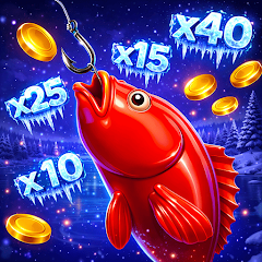 Ice Fishing Money Game Online icon