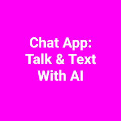 Chat App: Talk & Text With AI icon